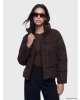 LCW Vision Kahverengi Oversize Kadın Şişme Mont