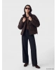 LCW Vision Kahverengi Oversize Kadın Şişme Mont