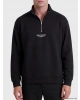 LCW Vision Siyah Dik Yaka Baskılı Erkek Kalın Sweatshirt
