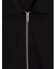 LCW Vision Siyah Polo Yaka Erkek Fermuarlı Sweatshirt