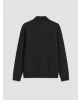 LCW Vision Siyah Polo Yaka Erkek Fermuarlı Sweatshirt
