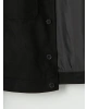 LCW Vision Siyah Regular Fit Gömlek Yaka Erkek Süet Mont