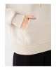 LCW Vision Bej Düz Oversize Kadın Hoodie