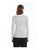 LCWAIKIKI Basic Bisiklet Yaka Çizgili Kadın Body