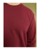 LCWAIKIKI Basic Büyük Beden Bisiklet Yaka Uzun Kollu Basic Erkek Sweatshirt