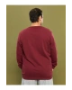 LCWAIKIKI Basic Büyük Beden Bisiklet Yaka Uzun Kollu Basic Erkek Sweatshirt