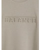 LCWAIKIKI Classic Bej Bisiklet Yaka Kabartma Baskılı Erkek Sweatshirt