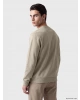 LCWAIKIKI Classic Bej Bisiklet Yaka Kabartma Baskılı Erkek Sweatshirt