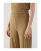 LCWAIKIKI Classic Haki Beli Lastikli Geniş Paça Kadın Pantolon