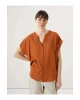LCWAIKIKI Classic Kaçık Yaka Oversize Kadın Bluz