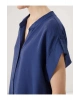 LCWAIKIKI Classic Kaçık Yaka Oversize Kadın Bluz