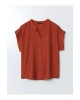 LCWAIKIKI Classic Kaçık Yaka Oversize Kadın Bluz