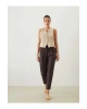 LCWAIKIKI Classic Kahverengi Loose Fit Cigarette Kadın Pantolon