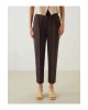 LCWAIKIKI Classic Kahverengi Loose Fit Cigarette Kadın Pantolon