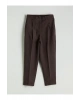 LCWAIKIKI Classic Kahverengi Loose Fit Cigarette Kadın Pantolon