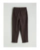 LCWAIKIKI Classic Kahverengi Loose Fit Cigarette Kadın Pantolon