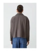 LCWAIKIKI Classic Kahverengi Oversize Gabardin Kadın Gömlek Ceket T T