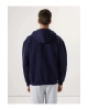 LCWAIKIKI Classic Lacivert Kapüşonlu Uzun Kollu Erkek Fermuarlı Sweatshirt
