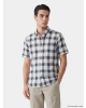 LCWAIKIKI Classic Lacivert Regular Fit Ekose Erkek Gömlek