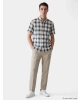 LCWAIKIKI Classic Lacivert Regular Fit Ekose Erkek Gömlek