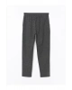 Lcwaıkıkı Classic Siyah Beli Lastikli Ekose Kadın Pantolon