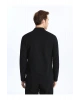 LCWAIKIKI Classic SİYAH Polo Yaka Uzun Kollu Erkek Sweatshirt