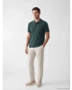 LCWAIKIKI Classic Yeşil Polo Yaka Pike Erkek Tişört