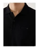 LCWAIKIKI ClassicSiyah Polo Yaka Uzun Kollu Erkek Sweatshirt