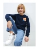 Lcwk Bisiklet Yaka Baskılı Uzun Kollu Erkek Çocuk Sweatshirt