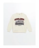 LCWK Bisiklet Yaka Erkek Çocuk Kalın Sweatshirt
