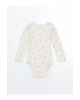 Lcwk Bisiklet Yaka Kız Bebek Çıtçıtlı Body 3lü