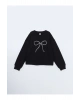 LCWK Bisiklet Yaka Kız Çocuk Sweatshirt