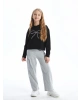LCWK Bisiklet Yaka Kız Çocuk Sweatshirt