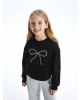 LCWK Bisiklet Yaka Kız Çocuk Sweatshirt