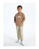 Lcwk Kapüşonlu Baskılı Erkek Çocuk Sweatshirt