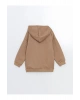 Lcwk Kapüşonlu Baskılı Erkek Çocuk Sweatshirt