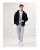 Lcwk Kapüşonlu Uzun Kollu Erkek Fermuarlı Sweatshirt