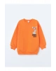 Lcwk Nostaljik Maymun Baskılı Erkek Çocuk Sweatshirt