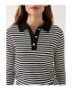 Lcwk Polo Yaka Çizgili Kadın Body