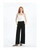 Loose Fit Pileli Kadın Pantolon