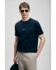 Lufian Marcus Modern Grafik T- Shirt Lacivert
