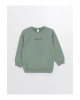 Lw - Bisiklet Yaka Uzun Kollu Basic Erkek Bebek Sweatshirt Ve Eşofman Alt 2li