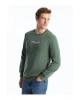 Lw - Bisiklet Yaka Uzun Kollu Baskılı Erkek Sweatshirt