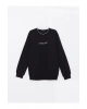 Lw - Bisiklet Yaka Uzun Kollu Baskılı Erkek Sweatshirt
