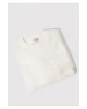 Mavi Bisiklet Yaka Beyaz Crop Kazak Regular Fit / Normal Kesim