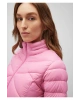 Mavi Dik Yaka Pembe Şişme Mont