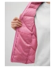 Mavi Dik Yaka Pembe Şişme Mont