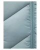 Mavi Dik Yaka Şişme Mont
