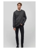 Mavi Kaşmir Karışımlı Antrasit Kazak Slim Fit / Dar Kesim