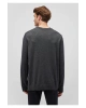 Mavi Kaşmir Karışımlı Antrasit Kazak Slim Fit / Dar Kesim